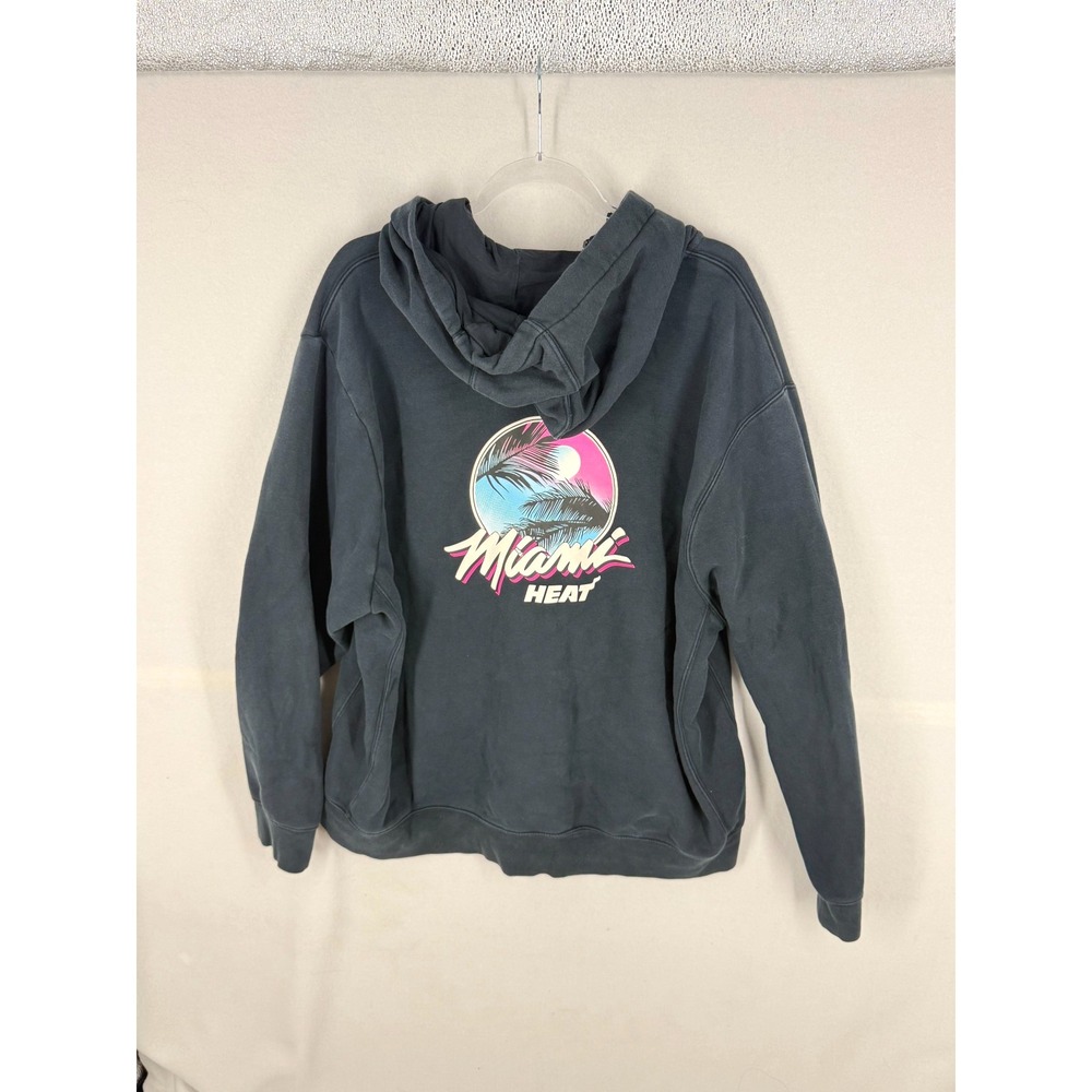 Nike NBA Miami Heat Basketball Vice City Zip Hoodie 2XL Streetwear Athletic